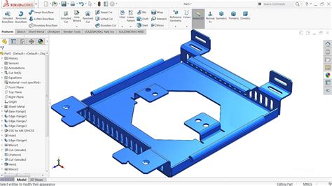 solidworks drawing examples part sheet metal|solidworks sheet metal simulation.